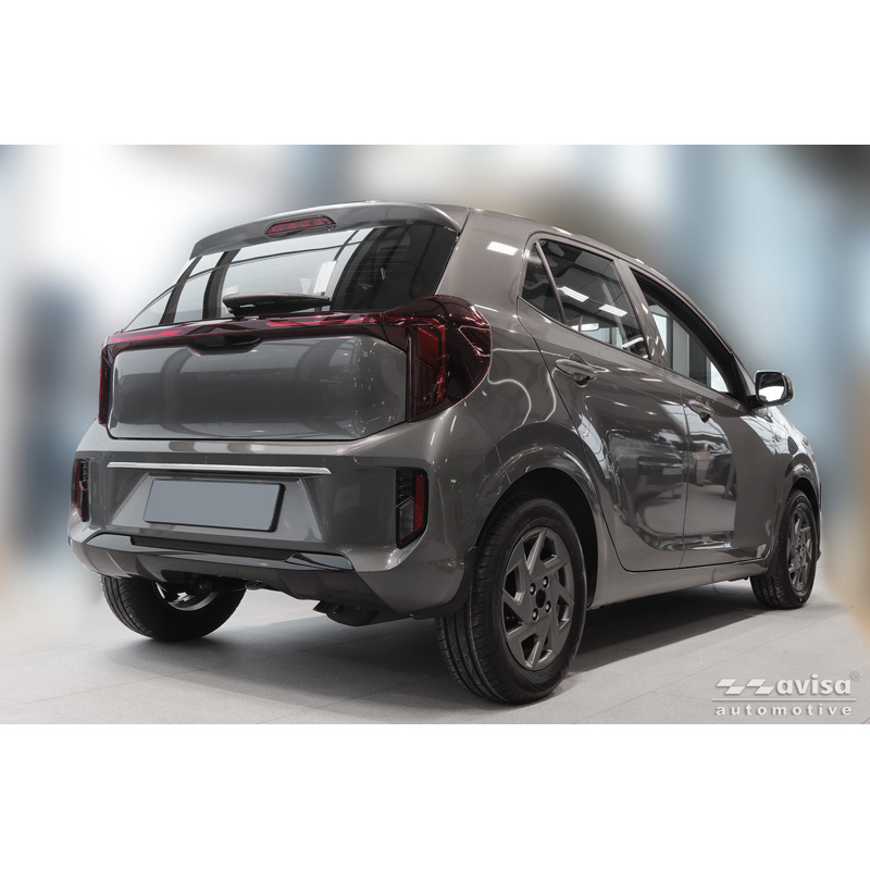 Avisa Geborsteld RVS Kofferbak Sierlijst  Kia Picanto III (JA) Facelift 2024-
