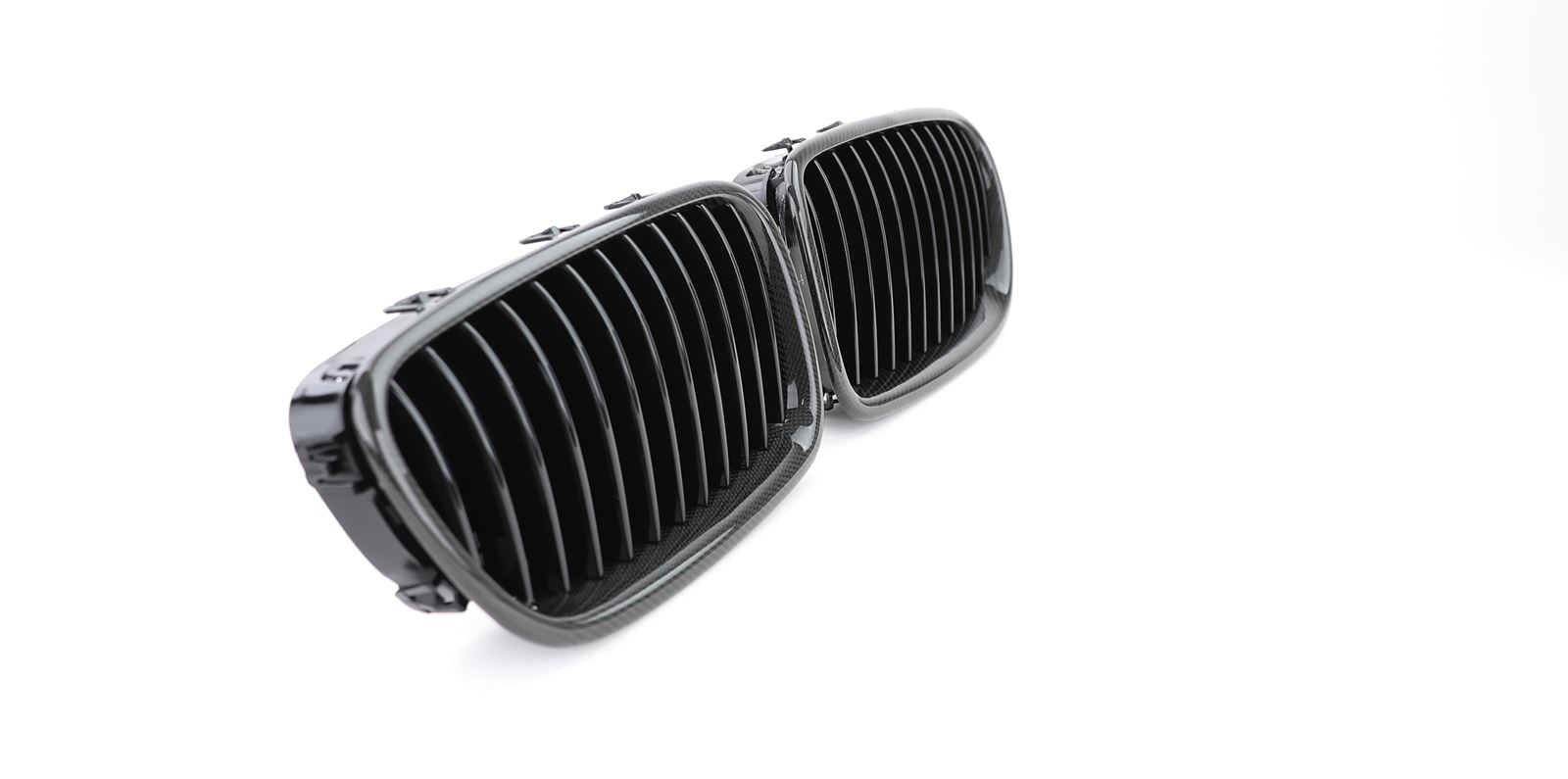 Grill Nieren passend voor BMW F10/F11 Carbon - Zwart 10-17
