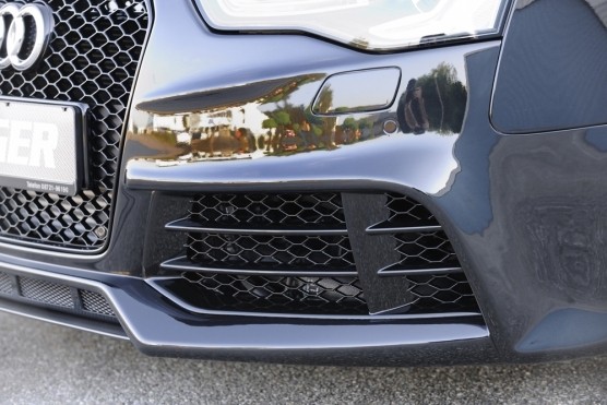 Grillen set Audi voor Rieger bumpers