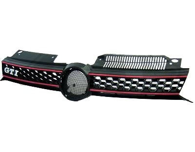 Grill passend voor VW Golf VI GTI look 10/08-
