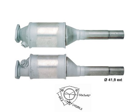 Seat IBIZA 1.0i 1043 cc 33 Kw / 45 cv AAU Magnaflow CAT Bouwjaar