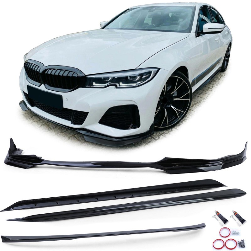 Bodykit passend voor BMW 3 Serie G20 Glans Zwart Look M-Pakket