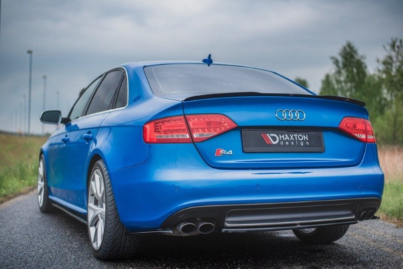Spoilerkap Audi A4 / A4 S-Line B8 / B8 FL Sedan Glanzend Zwart Maxton