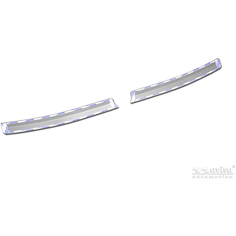 Avisa RVS Achterbumperprotector  Dacia Spring Facelift 2024- - Mat Zilver - 2-delig