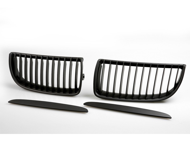 Grill Nieren BMW E90 05-08 Mat Zwart