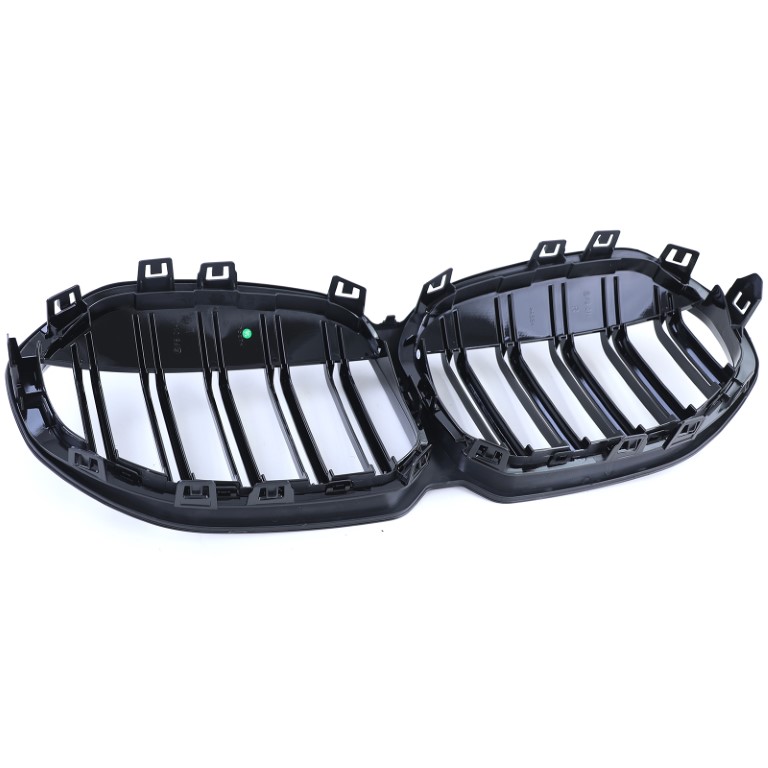 Grill passend voor BMW 1 F40 Dubbele Spijl Glans Zwart