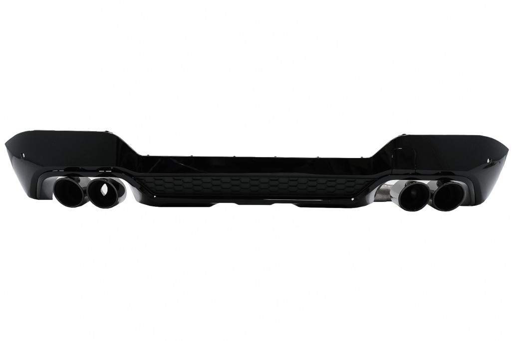 Diffuser passend voor BMW X3 G01 LCI M Look Glans Zwart