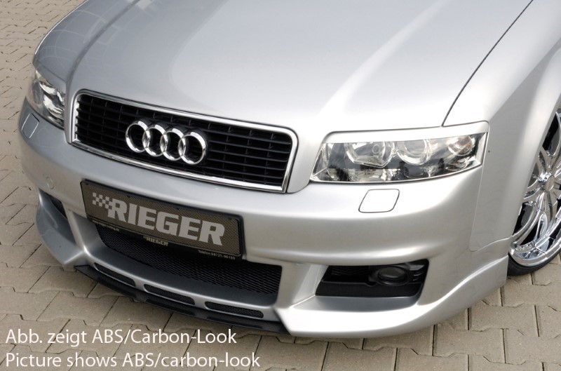 Spoilerzwaard voor Voorbumper passend voor Audi A4 8E Nieuw Design Rieger