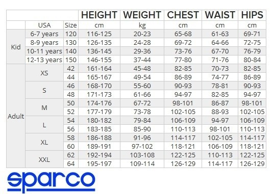 Overall Energy RS-5 Suit Zwart Sparco