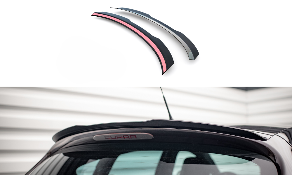 Spoiler passend voor Seat Leon MK3 Cupra / FR FL Maxton Glans Zwart