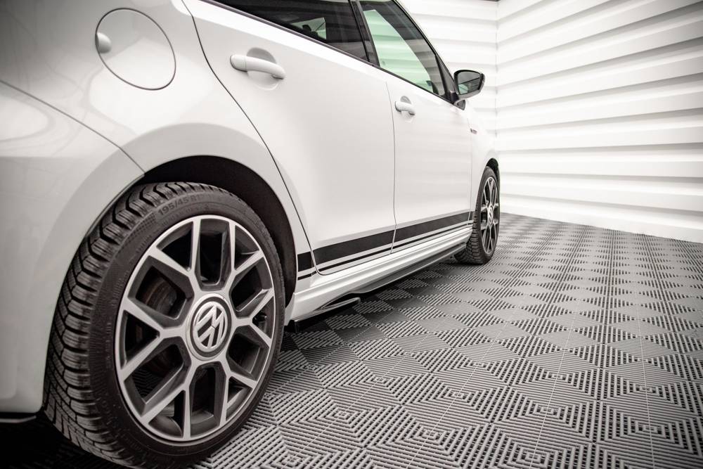 Zijskirts passend voor VW Up! GTI Maxton Glans Zwart