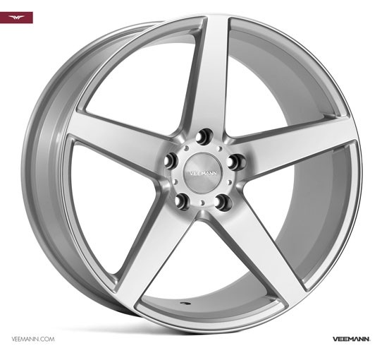 Veemann V-FS8 19X9.5 5X120 ET33 SILVER-MACHINED Velgen