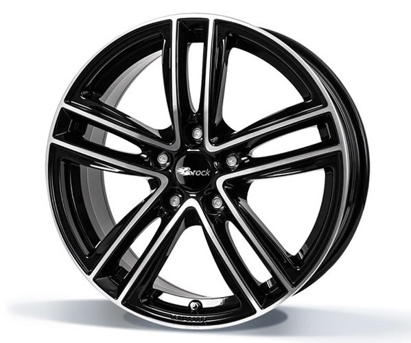 RC Design RC27 6x15 5x100 ET38 glanzend zwart / front gepolijst