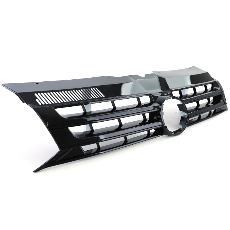 Grill passend voor VW T5 Transporter 09-15 Glans Zwart