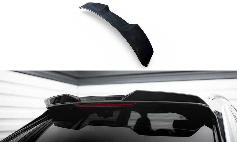 Spoiler passend voor Audi Q8 S-Line / SQ8 Maxton Glans Zwart