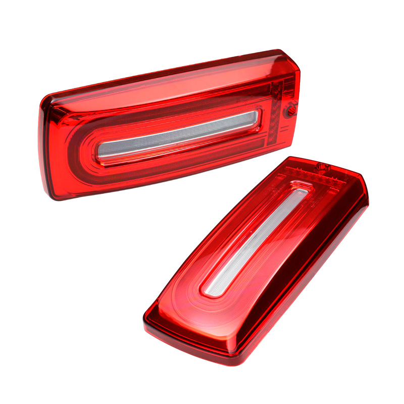 LED Achterlichten passend voor Mercedes G-Klasse W463  1999-2018 - Rood/Helder- incl. Dynamic Running Light