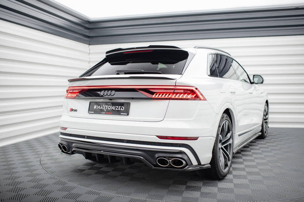 Diffuser passend voor Audi SQ8 MK1 Glans Zwart Maxton Design