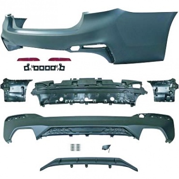 Achterbumper passend voor BMW G30 M-Performance Design 17-