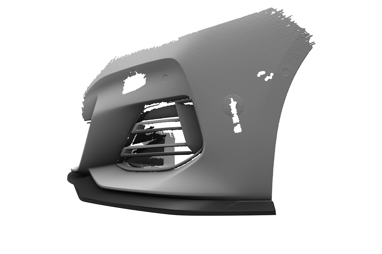 Voorspoiler passend voor BMW 8er G14, G15, G16 Glans Zwart (2019 - heden)