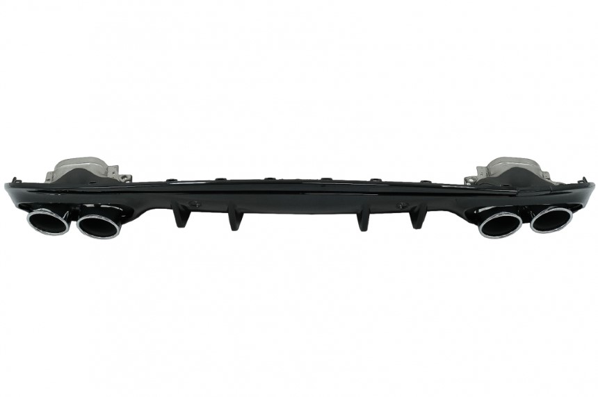 Achterbumper Diffuser passend voor Mercedes W205 C-Klasse C43 Design Night Package