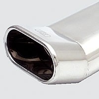 Einddemper VW Passat 1996-2005 RVS eindstuk dtm 145x75mm ovaal u