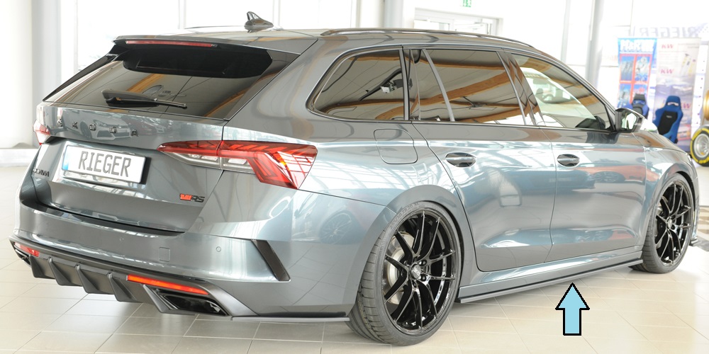 Zijskirts passend voor Skoda Octavia RS (NX): 08.24-