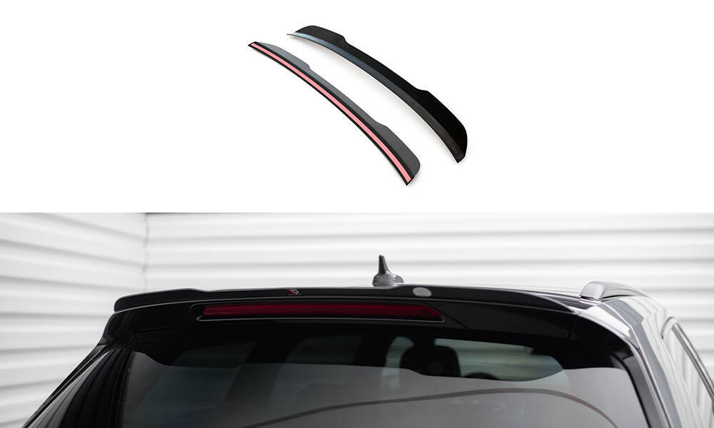 Spoiler passend voor Volkswagen Passat R-Line B8 Glans Zwart Maxton