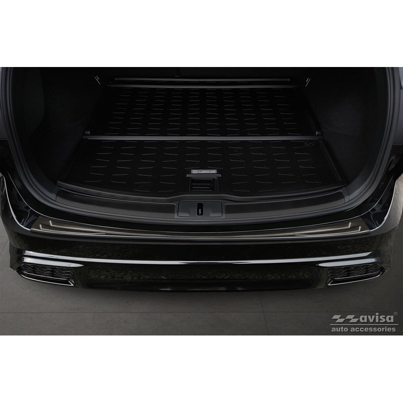 Zwart RVS Achterbumperprotector  Lexus RX V 2022-