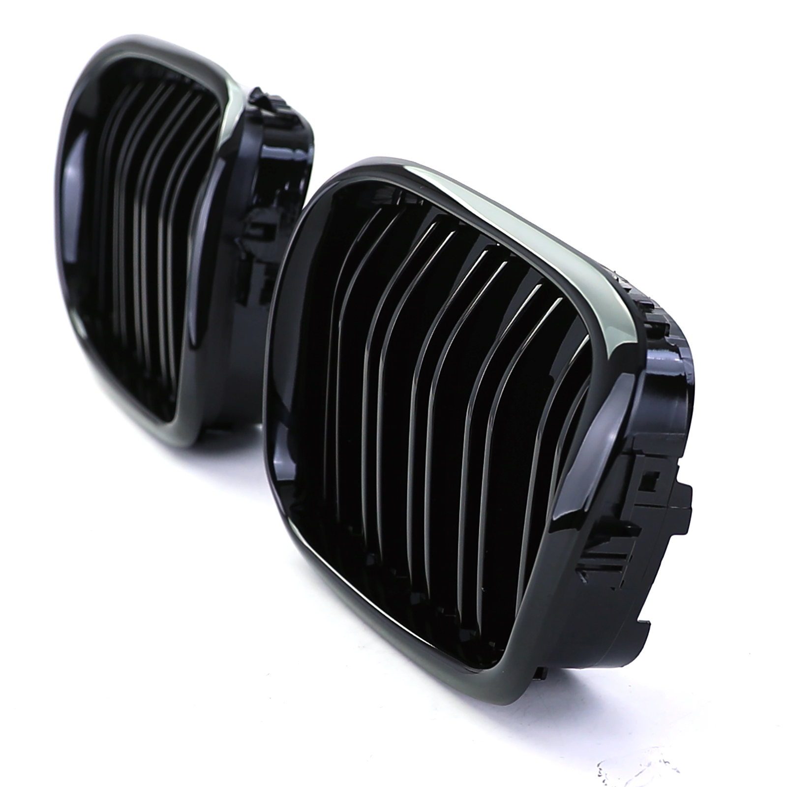 Grill Nieren passend voor BMW E39 Glans Zwart