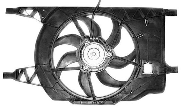 Radiator FAN COMPLEET LAGUNA 01-05 380mm 1.8/2.0/1.9dC/I2.2dCI