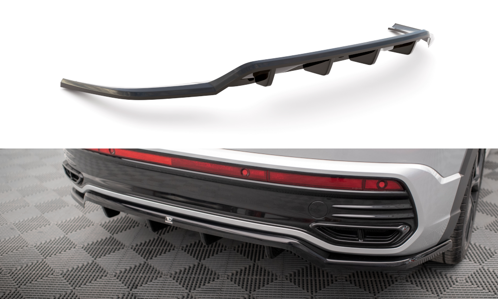 Diffuser passend voor Volkswagen Taigo R-Line Maxton Glans Zwart