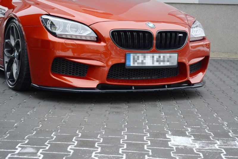 Voorspoiler passend voor BMW M6 GRAN COUPÉ Glanzend Zwart