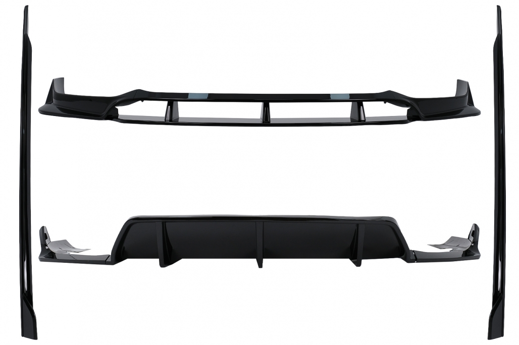 Bodykit passend voor BMW X6 G06 M-Tech Black Knight Design Glans Zwart