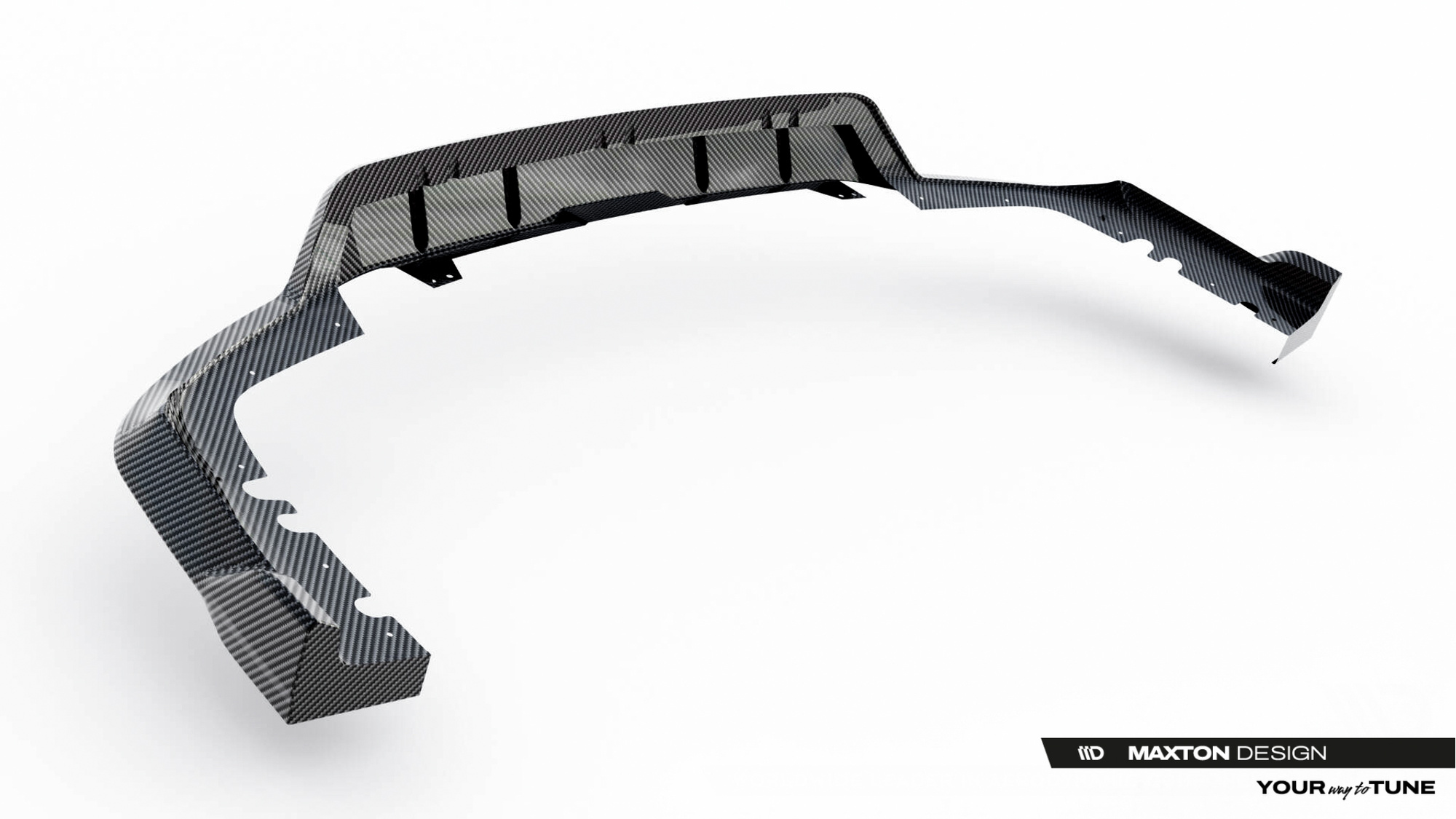 Prepreg Carbon Fiber Rear Diffuser passend voor BMW X5 M-Pack G05 (2018–2023)