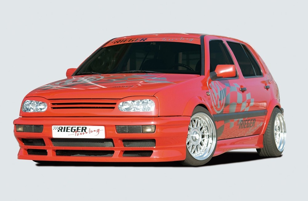 Voorbumper passend voor VW Golf III Polyester Rieger
