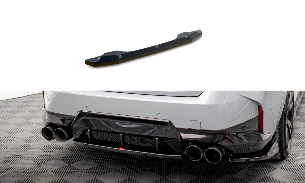 Diffuser passend voor BMW 2 Serie G42 Coupe M240i Maxton Glans Zwart