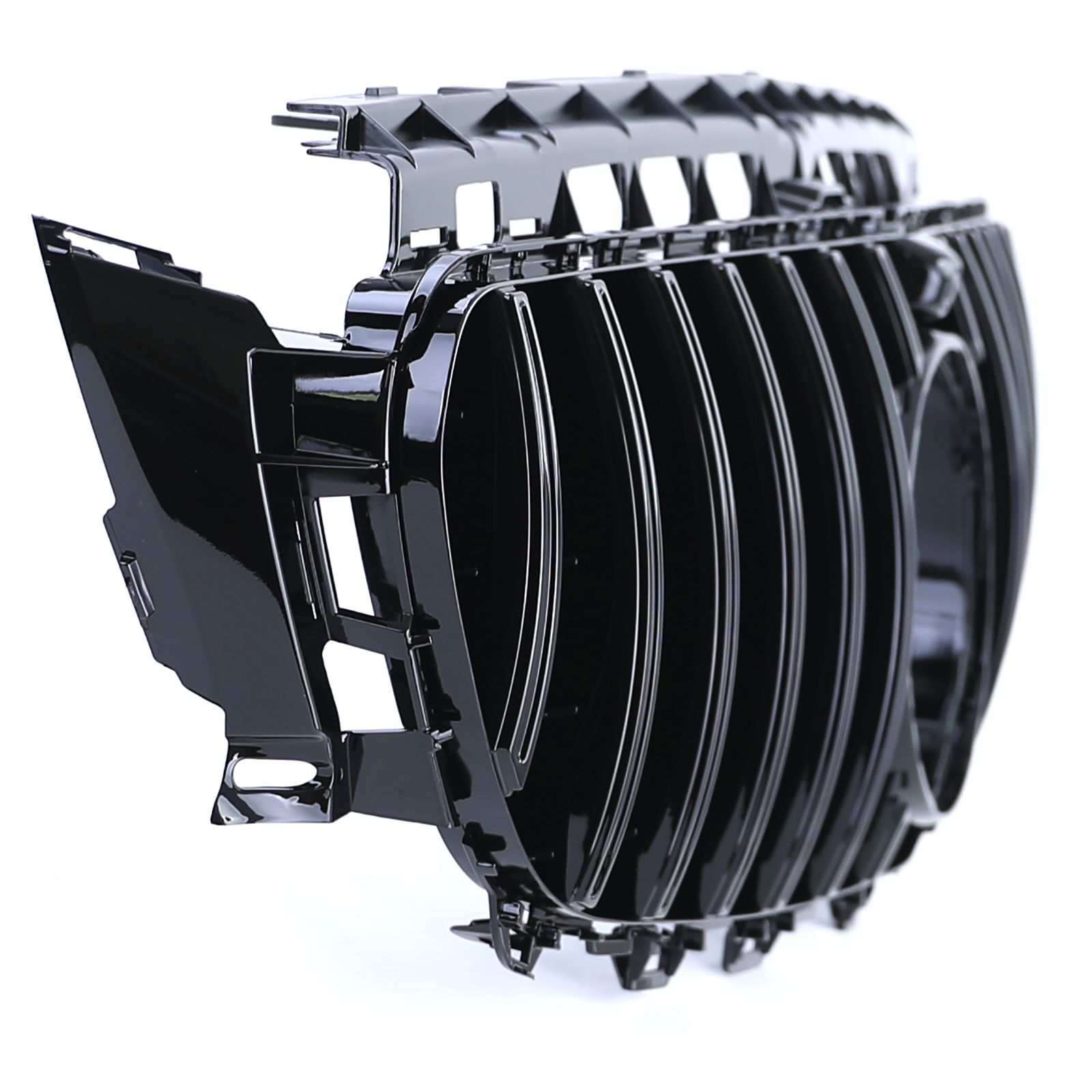 Grill passend voor Mercedes Benz E-Class W213 S213 C238 (2016+) Zwart met 360 Camera