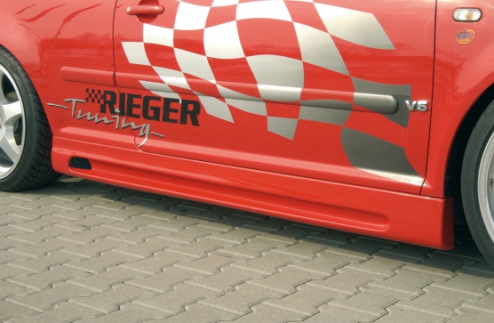 Zijskirts passend voor VW Bora Rieger met uitsnede