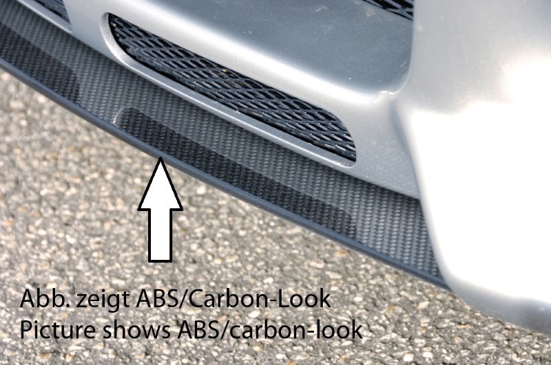 Spoilerzwaard voor Voorbumper passend voor Audi A4 8E Nieuw Design Rieger