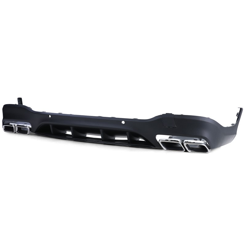 Achterbumper Diffuser passend voor Mercedes GLC X253 (2015-..) AMG Design