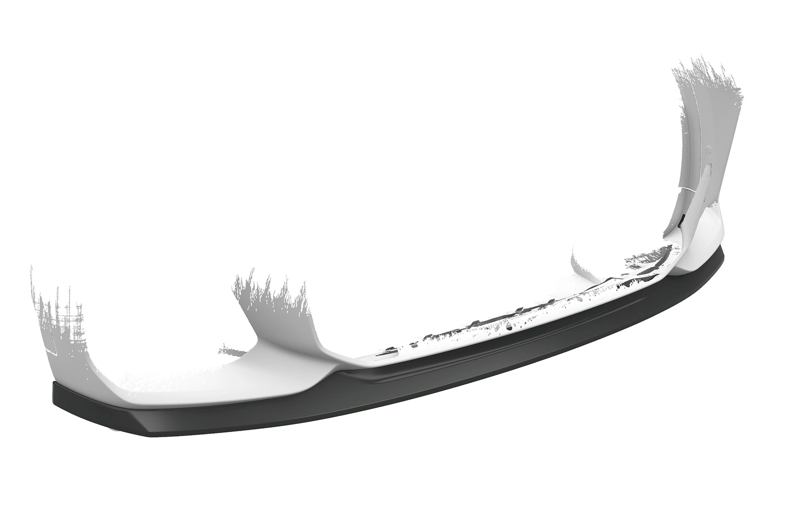 Voorspoiler passend voor BMW X6 (G06) M-Paket / M50i Glans Zwart van CSR Automotive (2019-)