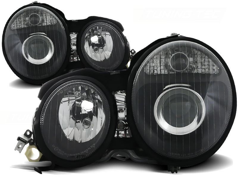 Koplampen Mercedes E-Class W210 99-98 zwart