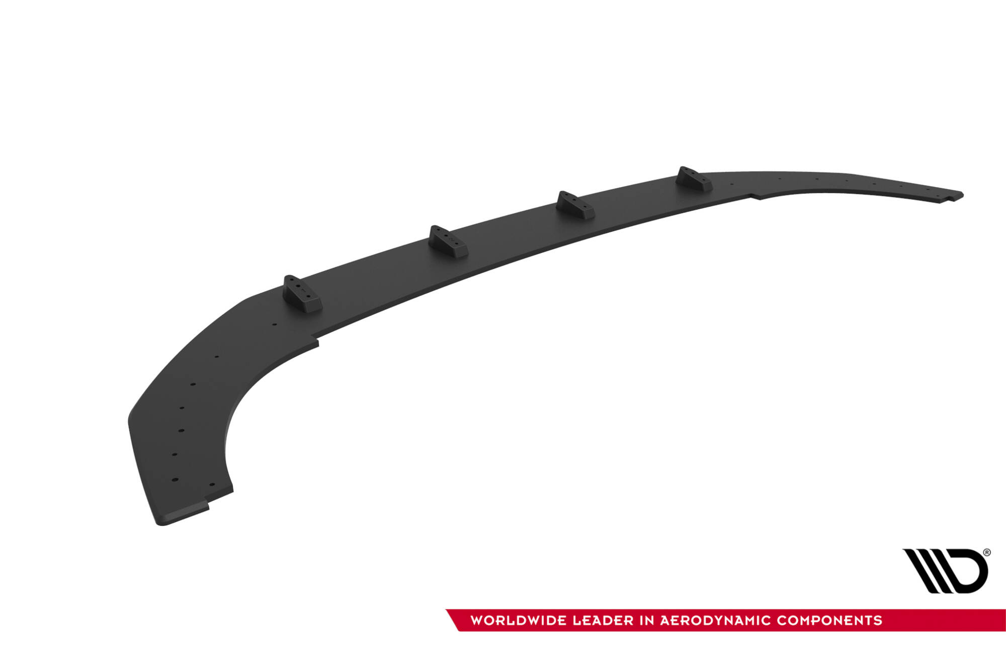 Street Pro Voorspoiler Volkswagen Golf GTI Clubsport MK8 Facelift Maxton Glanzend zwart