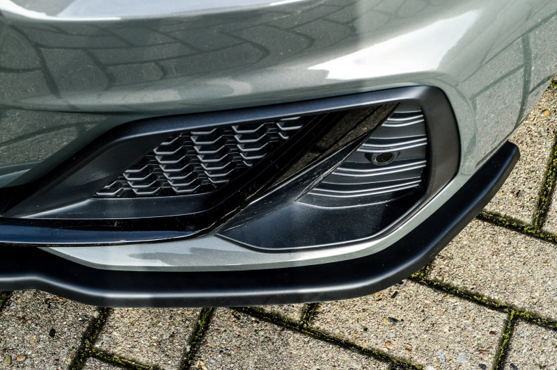 Voorspoiler passend voor Audi A1 GB S-Line Sportback Glans Zwart