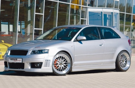 Zijskirts passend voor Audi A3 8P Rieger
