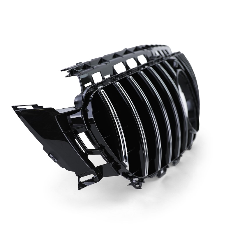 Grill passend voor Mercedes Benz E-Class W213 S213 C238 (2016+) GT-R Panamericana Design Chroom met 360 Camera