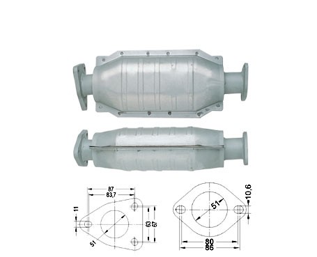 Rover 214 1.4i 8V 1396 cc 52 Kw / 71 cv Magnaflow CAT Bouwjaar: