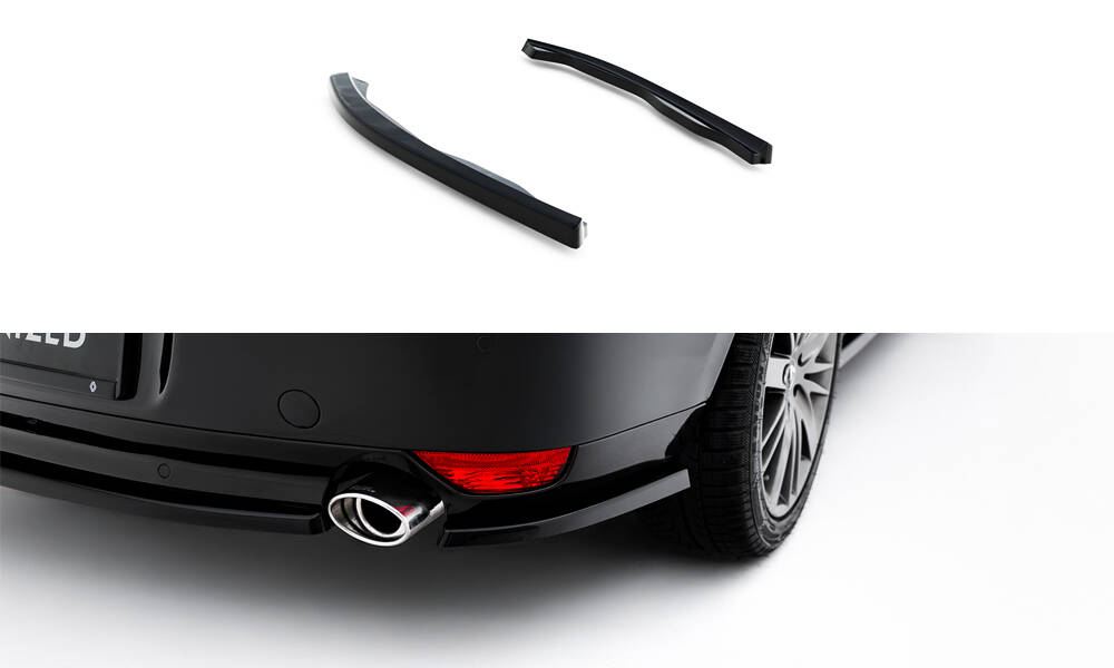 Achterzij Spoilers Renault Laguna Hatchback GT MK3 Maxton Glanzend zwart