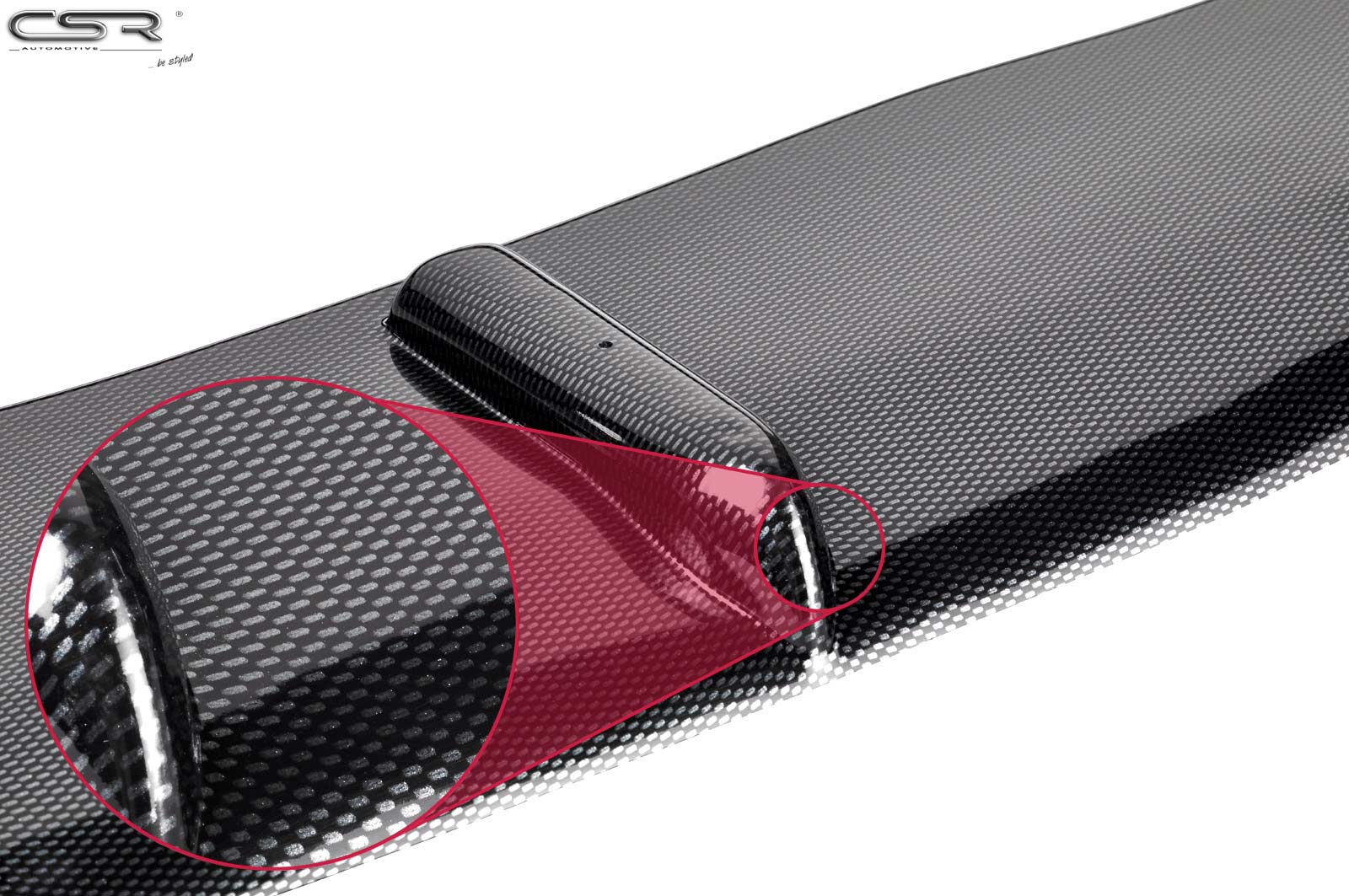 Voorspoiler passend voor Audi A1 (type GB) Carbon look