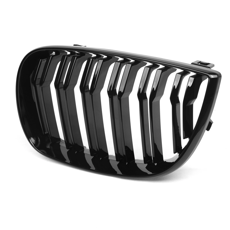 Grill Nieren passend voor BMW E87 04-07 Dubbel Spaak Glans Zwart
